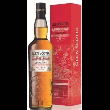 Glen Scotia 10yo Bordeaux Red Wine Cask Finish Campbeltown Malts Festival 2021