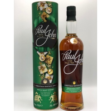 PAUL JOHN INDIAN SINGLE MALT CHRISMAS EDITION 2019