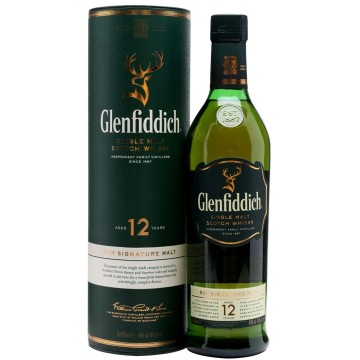 Glenfiddich 12y. single malt whisky